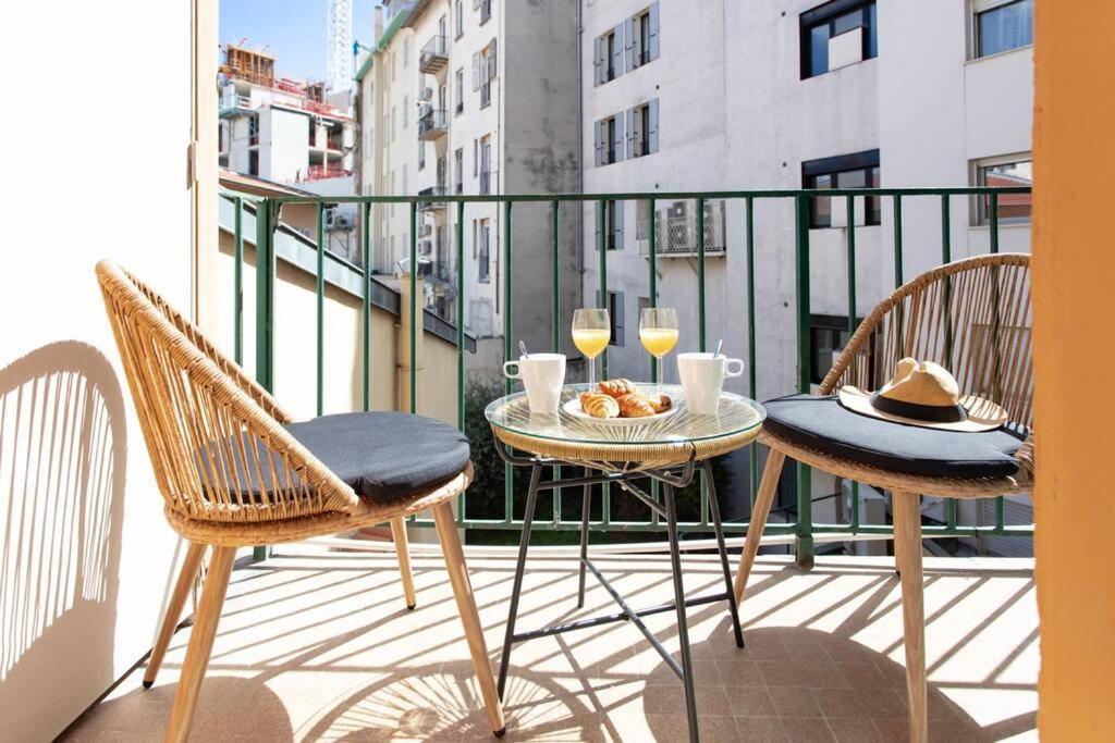 L19 1Bdr Massena Central 2Mins Sea/Promenadeac/Balcony ニース エクステリア 写真